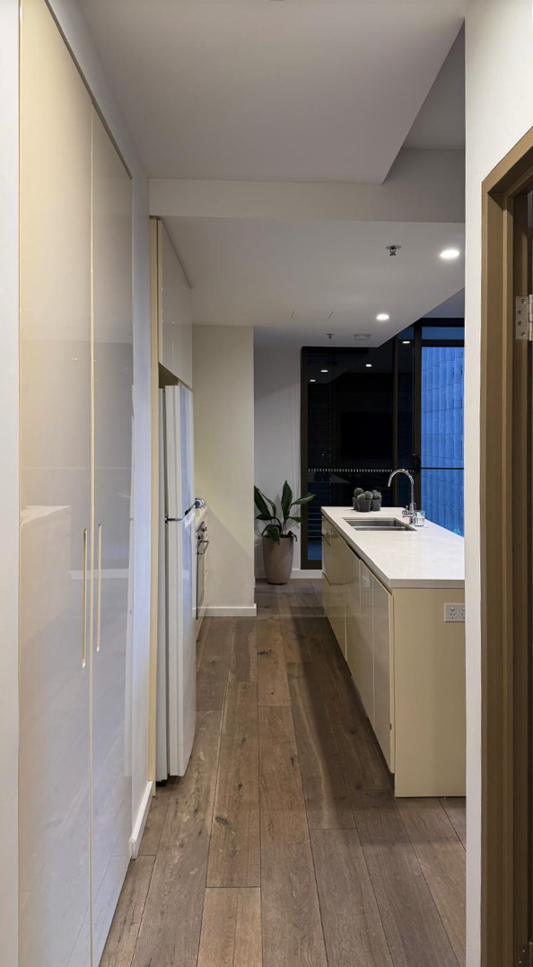 Kitchen from the entry